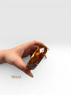 hazel Faceted acrylic bangle