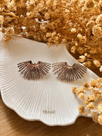 Silver Sunburst Earring