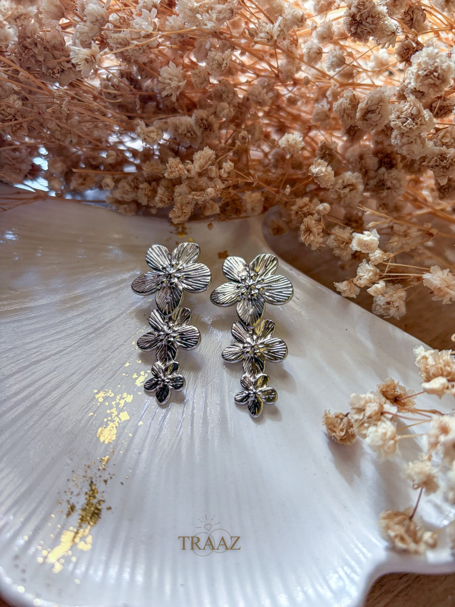 Floral Drop Earring