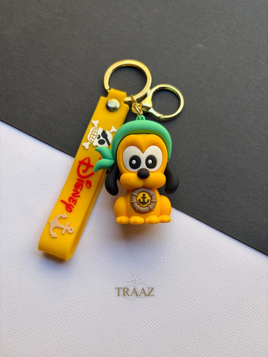 Pluto Pirate Keychain