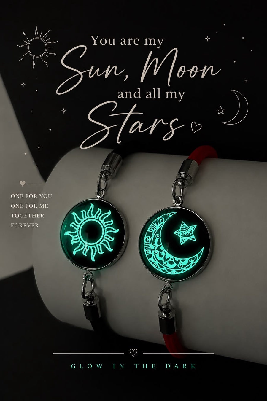 Day & Night Matching Bracelets