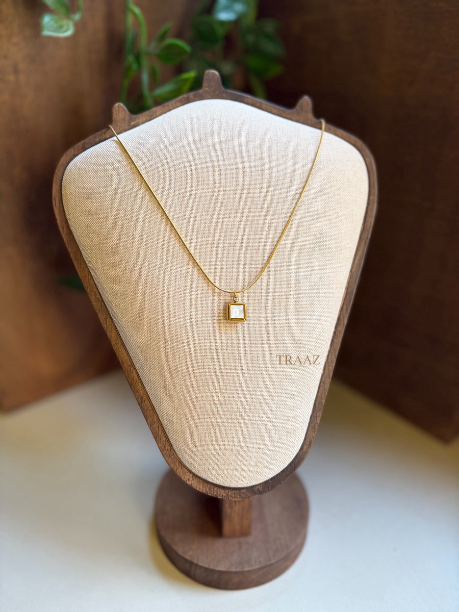Square Shell Necklace