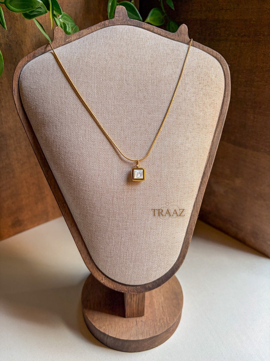 Square Shell Necklace