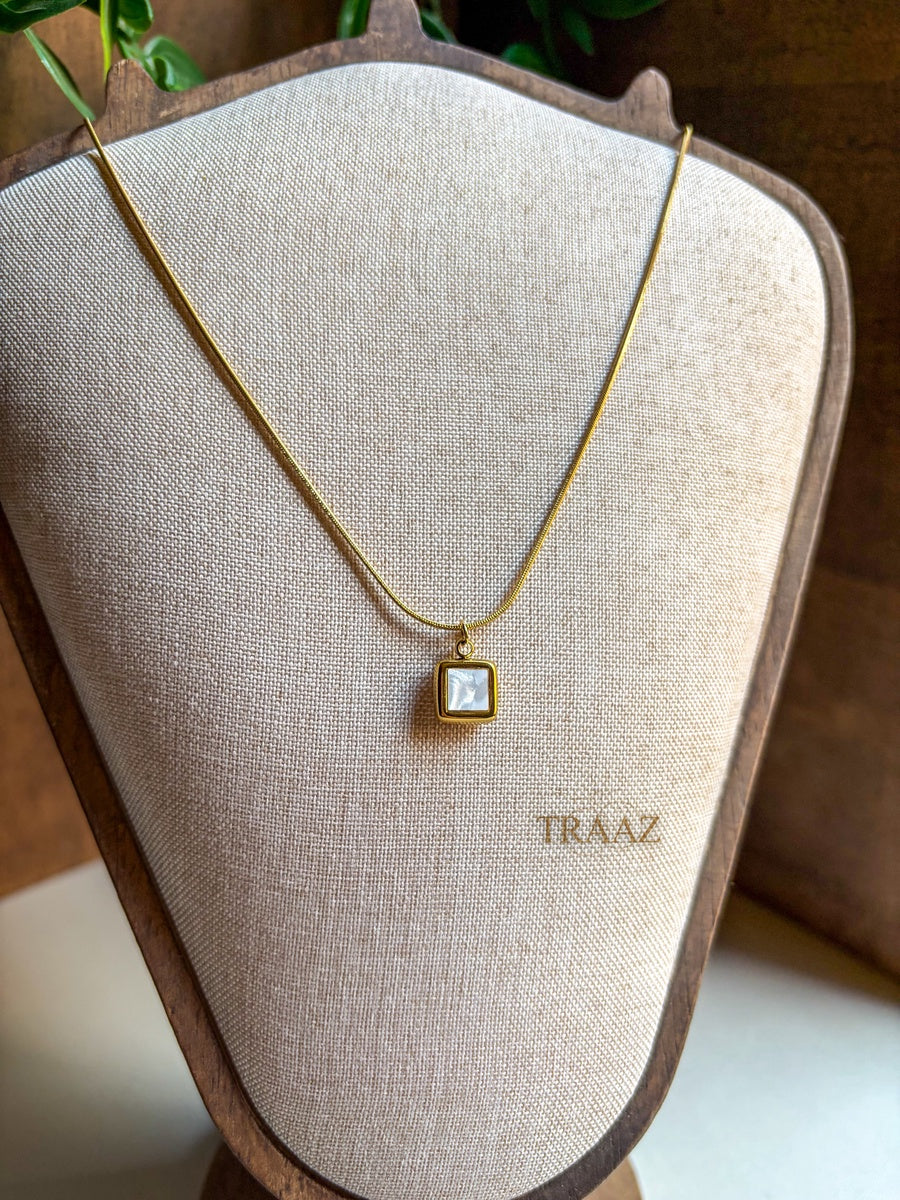 Square Shell Necklace