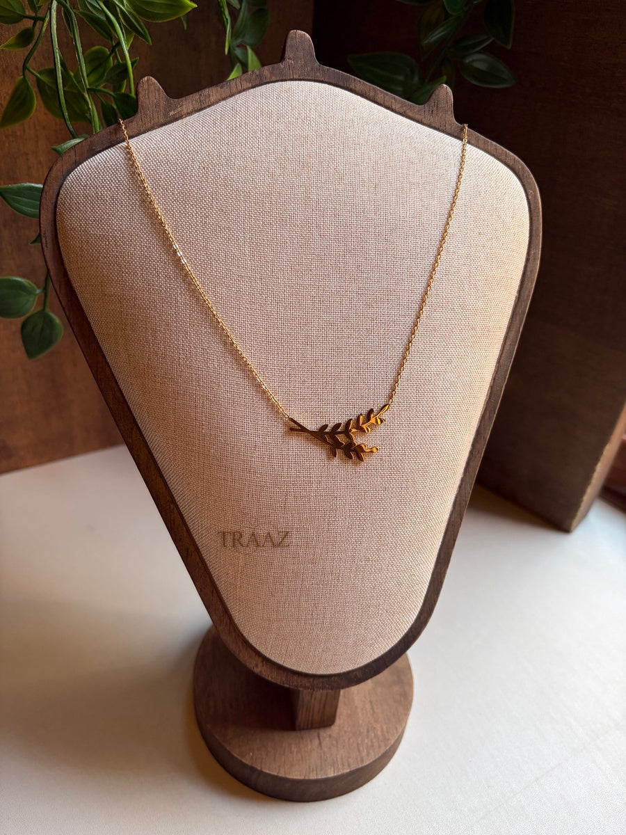 Golden Branch Necklace