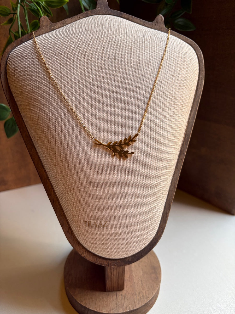 Golden Branch Necklace