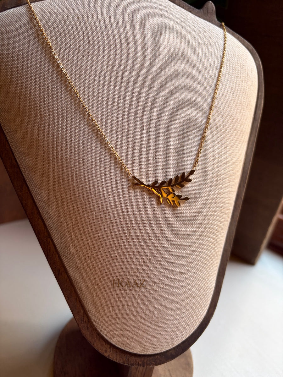 Golden Branch Necklace