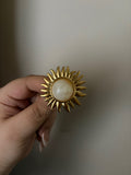 White Sun brooch