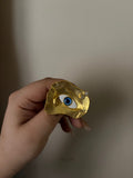 Shell Evil Eye brooch