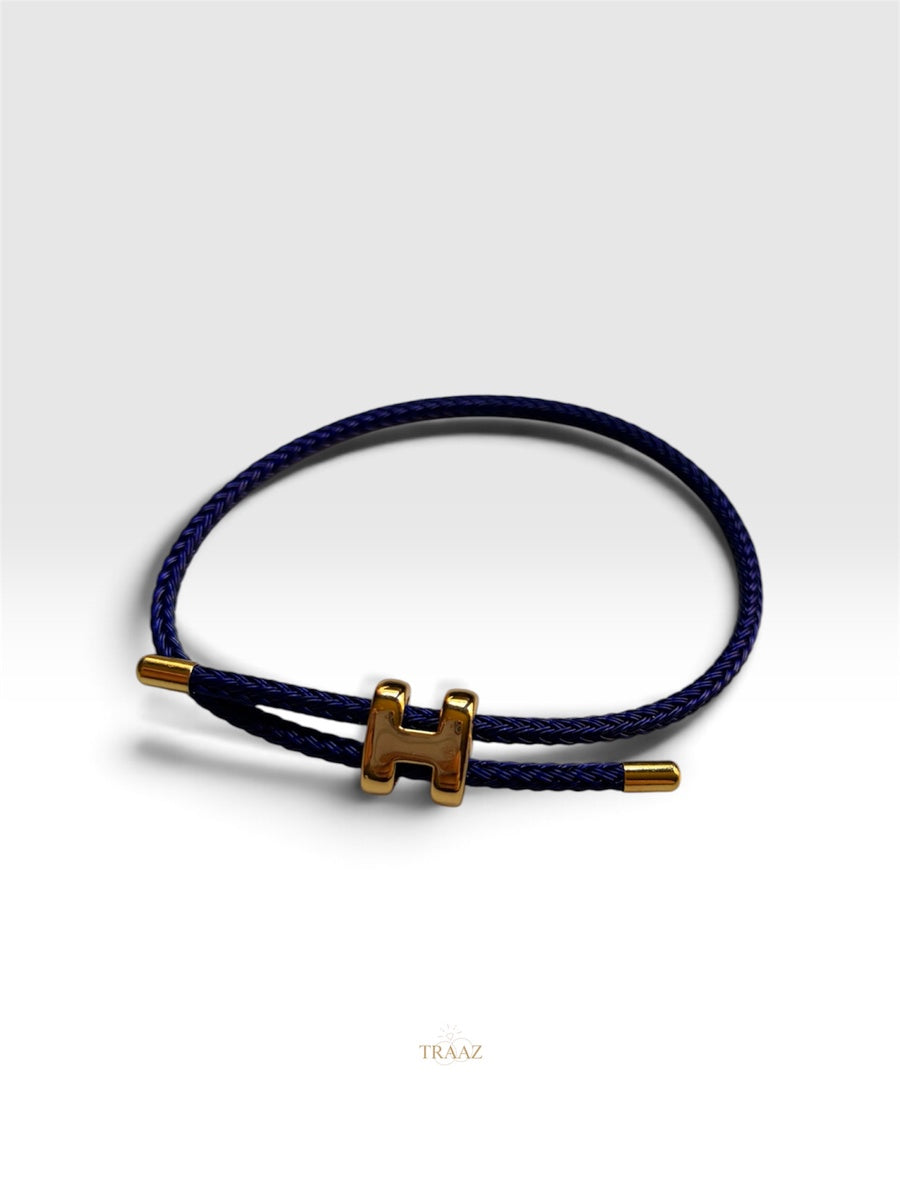 Dark blue& GOLD Hermes Bracelet