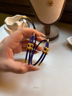 Dark blue& GOLD Hermes Bracelet