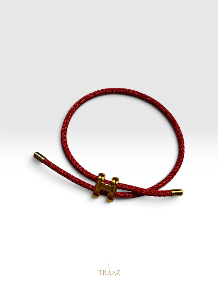 Red & GOLD Hermes Bracelet