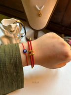 Red & GOLD Hermes Bracelet