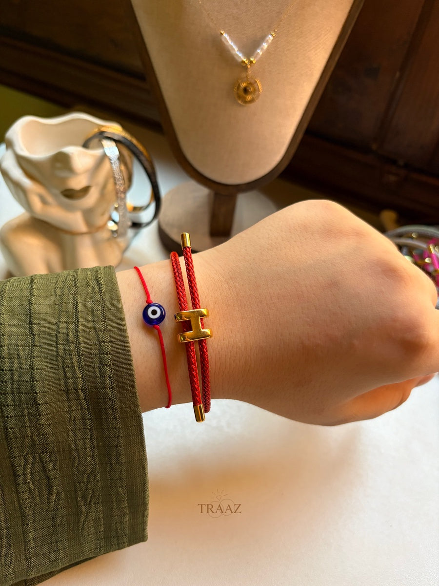 Red & GOLD Hermes Bracelet