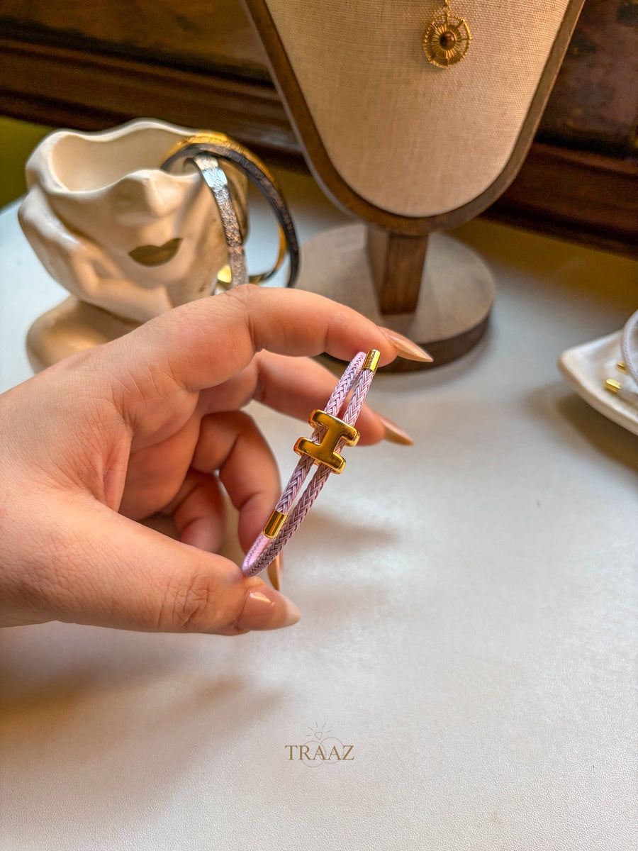 Lavender & GOLD Hermes Bracelet