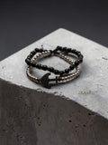 Black Anchor Duo Bracelet