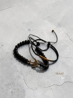 Gold Anchor Duo Bracelet