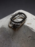 Black Anchor Duo Bracelet