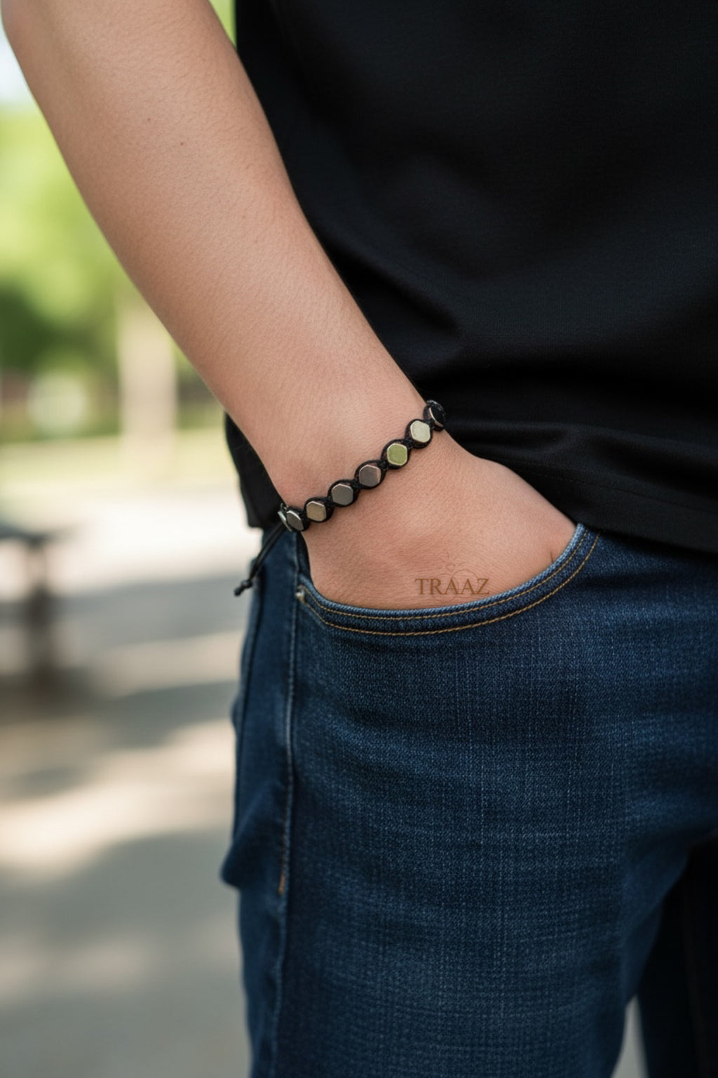 Black Hexa bracelet