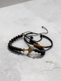 Gold Anchor Duo Bracelet