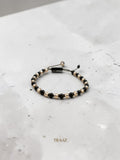 white & Black onyx bracelet